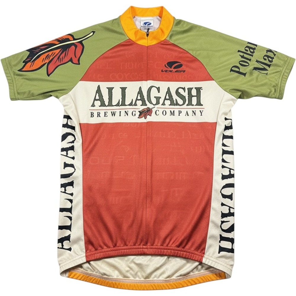 Voler Allagash Brewing Company Cycling Jersey Mens Small Short Sleeve V27218 USA
